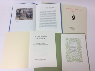 Lot 99 - A bundle of private press booklets