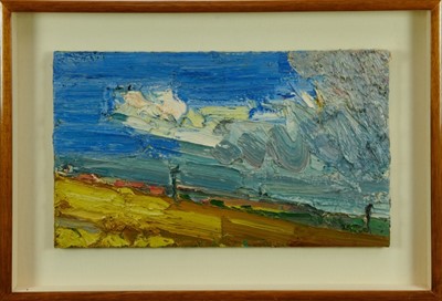 Lot 1299 - *George Rowlett (b. 1941) oil on canvas, landscape