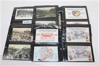 Lot 1409 - Postcards in album - many relate to banknotes,...