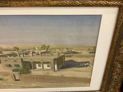 Lot 1033 - *Frank Wootton (1911-1998) oil on canvas laid on board - Iran Landscape