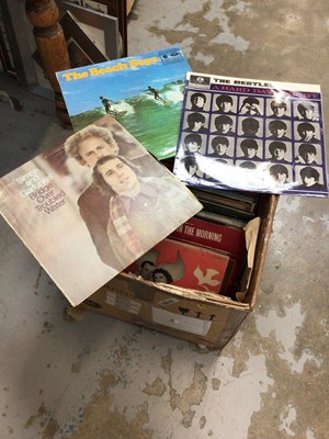 Lot 57 - Collection of records, Beatles, Beach Boys etc