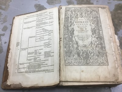 Lot 1710 - Rare group of Bibles including Robert Barker 1603, another by Robert Barker 1610, and another by Barker 1611