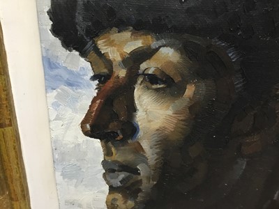 Lot 215 - Amalio Garcia del Moral (1992-1995) oil portrait of a matador in gilt frame