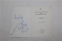 Lot 1419 - Autographs - sport - boxing - 1984 National...