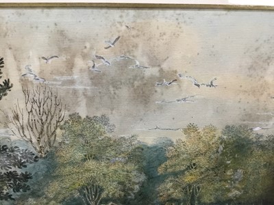 Lot 72 - Pair of good quality 19th century hand coloured hunting etchings in the style of Howitt, framed and glazed