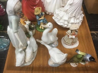 Lot 153 - Figurines by Royal Worcester, Royal Doulton, Nao etc