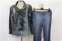 Lot 1453 - Designer clothing - including pair of Moschino...