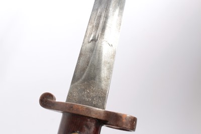 Lot 1014 - British Boer War Lee-Medford bayonet