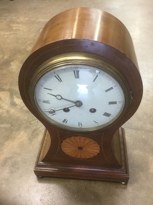 Lot 327 - Edwardian balloon clock