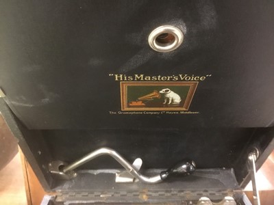 Lot 424 - HMV gramophone