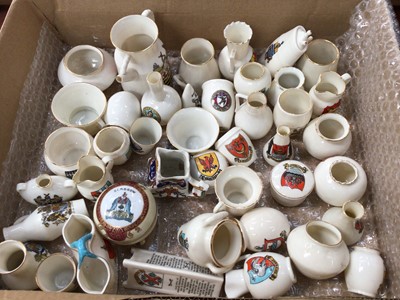 Lot 551 - Collection of Goss crested china - approx 40 pieces