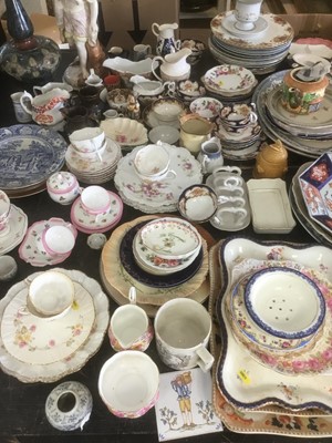 Lot 184 - Large collection of decorative ceramics, 19th and later