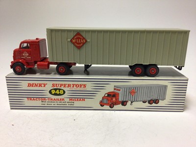 Lot 2002 - Dinky Supertoys tractor-trailer Mclean No. 948 boxed