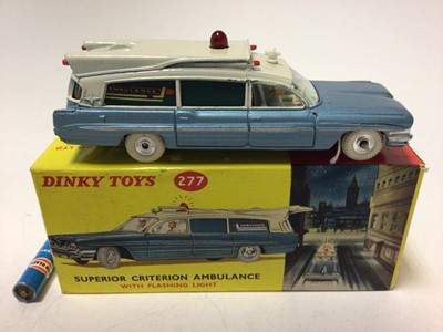 Lot 2020 - Dinky Superior Criterion ambulance with flashing red light No. 277 boxed