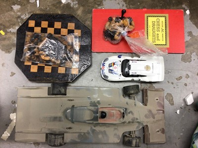 Lot 273 - Two boxes of various toys to include board games and model cars (2 boxes)