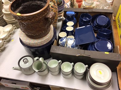 Lot 283 - Large quantity of assorted china to include Woods transfer printed tea and dinner ware and sundry China (qty)