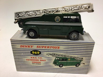 Lot 2034 - Dinky BBC TV extending mast vehicle No. 969 boxed