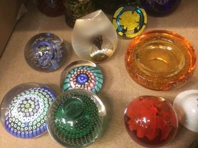 Lot 220 - Collection of paperweights by Doulton, Caithness and others