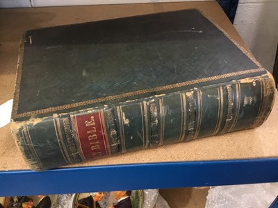 Lot 231 - Victorian leather bound 'Imperial Family Bible' 1855