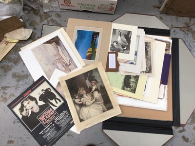 Lot 107 - Three portfolios containing a large quantity of prints