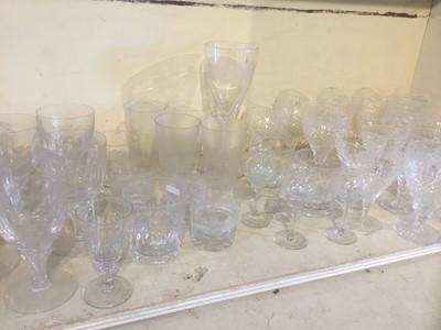 Lot 246 - Collection of cut glass