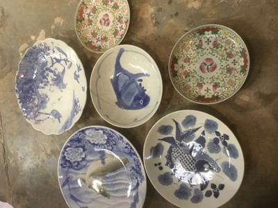 Lot 248 - Small group of Chinese and Japanese dishes