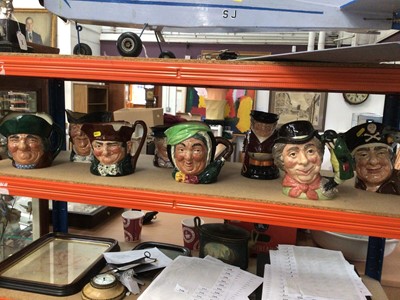 Lot 110 - Collection of eight Royal Doulton character jugs
