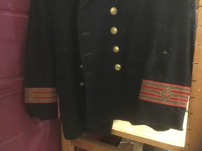 Lot 405 - Naval dress jacket and hat