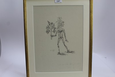 Lot 1307 - *Cecil Collins (1908-1989) roneo print - Clown