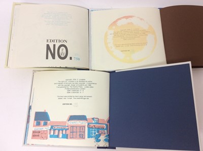 Lot 103 - E Loveless - three limited edition screenprinted books, various others