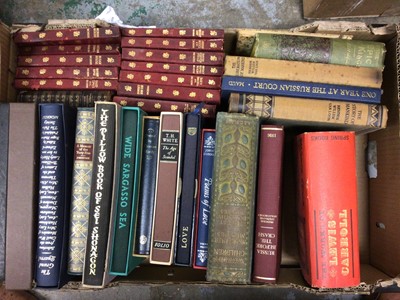 Lot 278 - Folio Society books and others (five boxes)