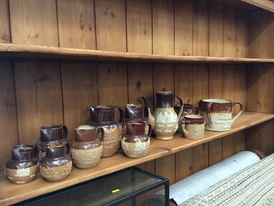 Lot 1176 - Collection of 19th century glazed pottery