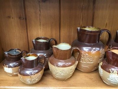 Lot 300 - Collection of 19th century glazed pottery