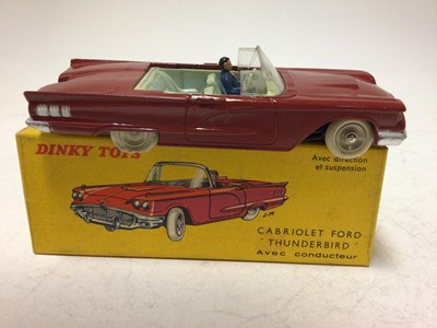 Lot 2055 - Dinky French Issue Cabriolet Ford 'Thunderbird' No 555, boxed