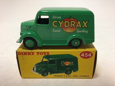 Lot 2057 - Dinky Trojan 15 cwt van-cydrax No 454, boxed