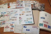 Lot 1428 - Stamps - World selection in album, stockBookss...