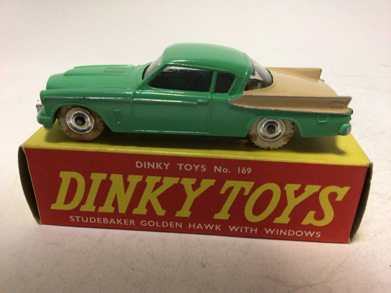Lot 2066 - Dinky Studebaker Golden Hawk No 169, boxed