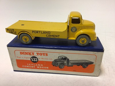 Lot 2077 - Dinky Leyland Cement Wagon No 533, boxed