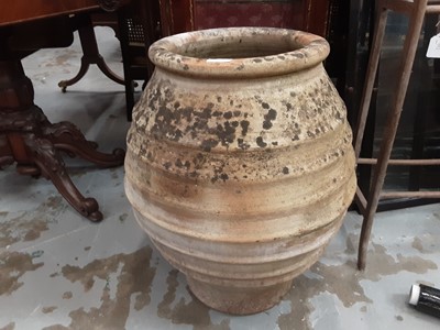 Lot 1003 - Terracotta garden pot, 64cm high