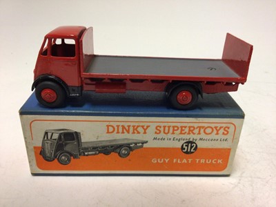 Lot 2082 - Dinky Supertoys Guy Flat Truck No 512, boxed