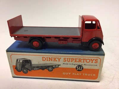 Lot 2082 - Dinky Supertoys Guy Flat Truck No 512, boxed