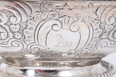 Lot 209 - George III silver footed basket