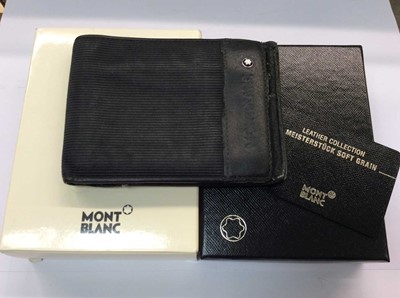 Lot 479 - Mont Blanc wallet in original box