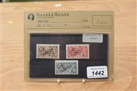 Lot 1442 - Stamps - Ireland 1922 overprint 2/6d - 10/-...