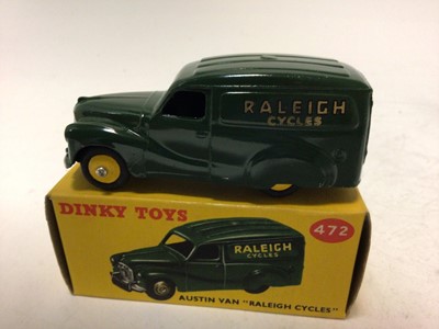 Lot 2095 - Dinky Austin Van "Raleigh Cycles" No 472, boxed