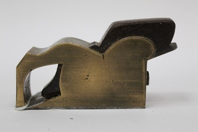 Lot 2393 - Norris London brass mounted rosewood plane, number 3