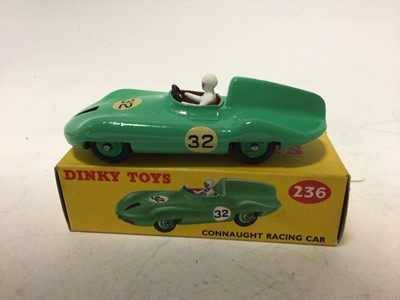 Lot 2112 - Dinky Connaught Racing Car No 236, boxed