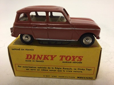 Lot 2118 - Dinky French Issue Renault 4L No 518, boxed