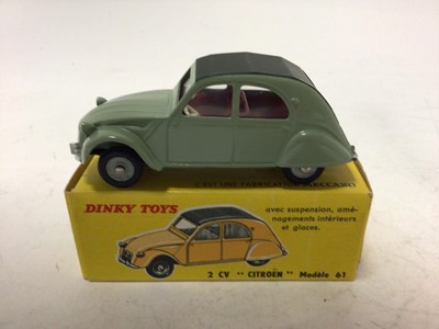 Lot 2127 - Dinky French Issue 2CV "Citroen" Modele 61, No 558, boxed