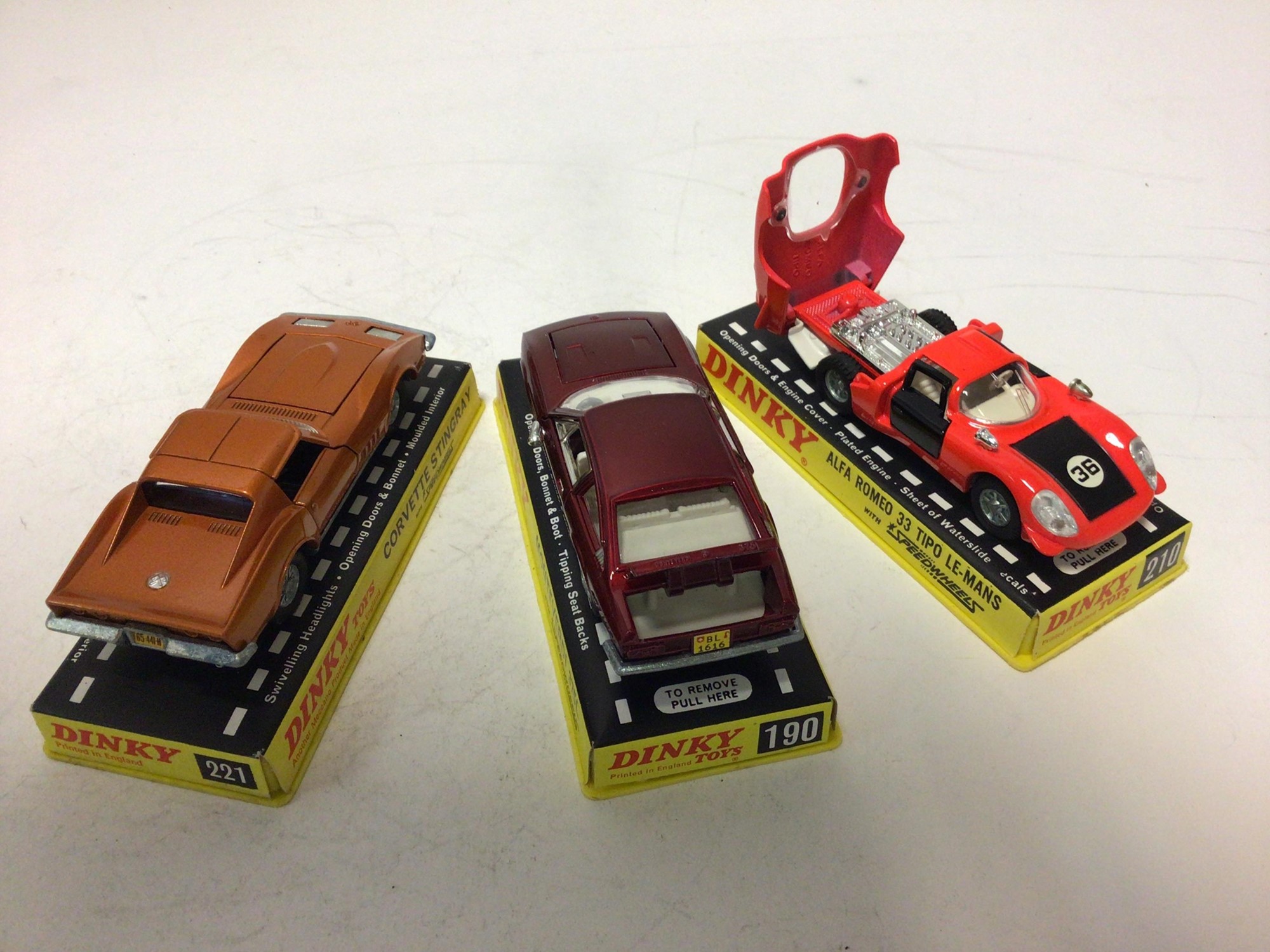 Lot 2137 - Dinky Monteverdi 375L No 190, Corvette